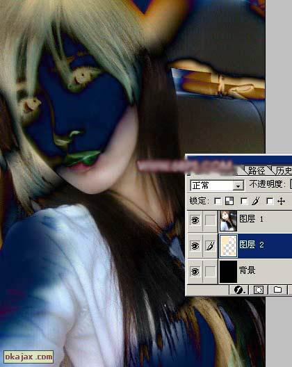 Photoshop快速修复反光的照片