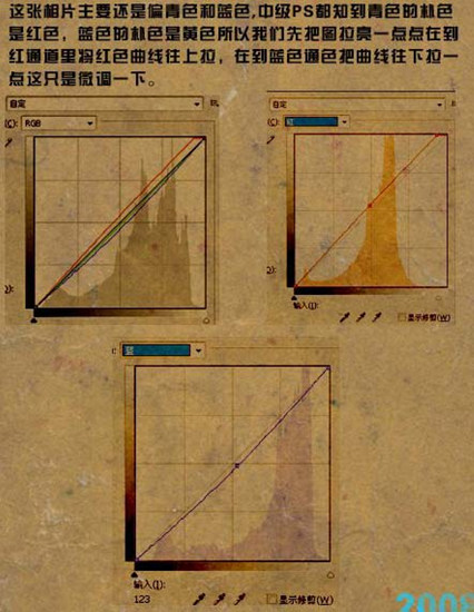 教你用Photoshop快速修复偏蓝的照片