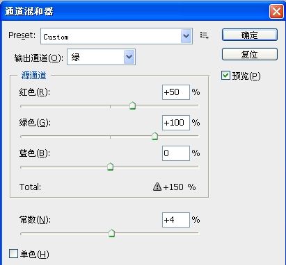 Photoshop用通道校正偏色照片流