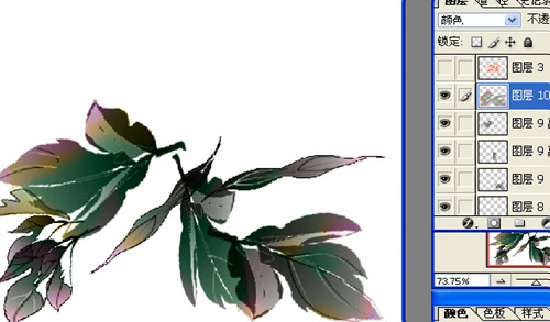 Photoshop教程:工笔国画牡丹绘制技法