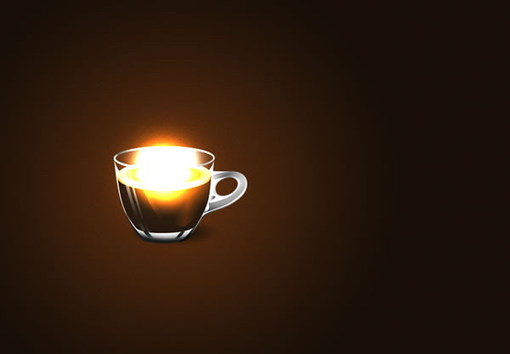 Photoshop简单制作魔术咖啡杯
