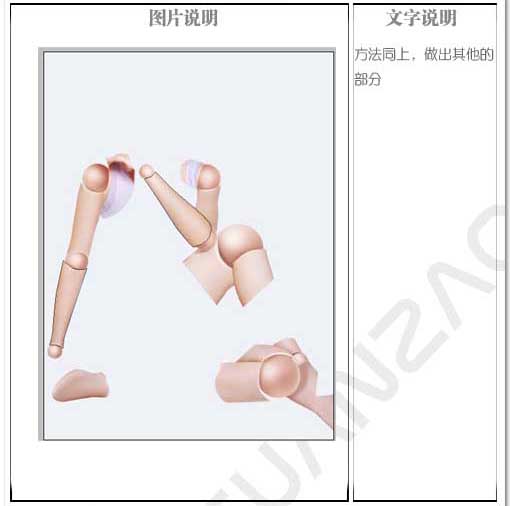 Photoshop将MM转变为木偶
