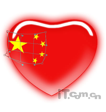 支持奥运!用Photoshop制作“红心中国”