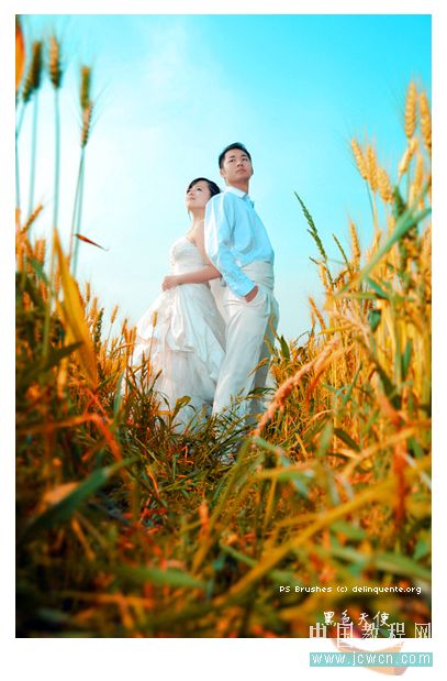 Photoshop调色实例：美丽的季节