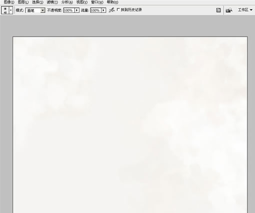 Photoshop中手绘水墨风格美女