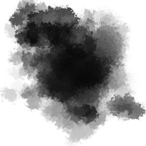 Photoshop中手绘水墨风格美女