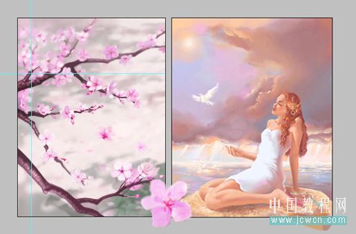 Photoshop鼠绘漂亮的人物桃花泪