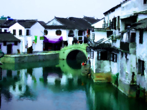 Photoshop另类方法处理照片为水彩特效