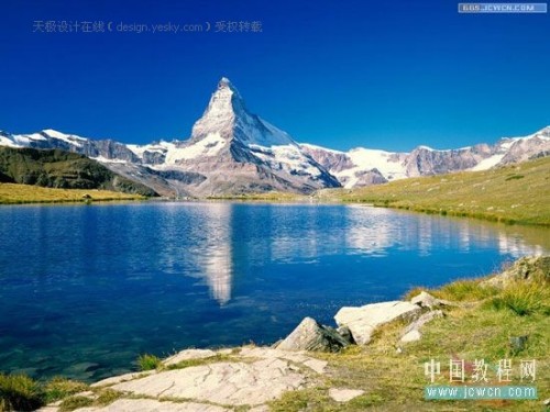 用Photoshop混合选项轻松合成风景照片