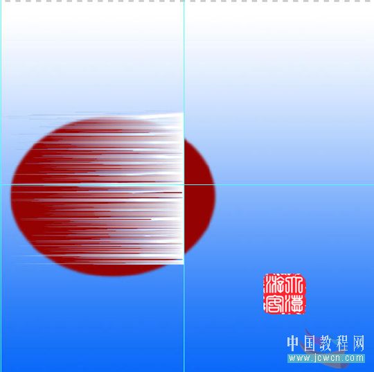 Photoshop教程：绘制一枝傲雪红梅