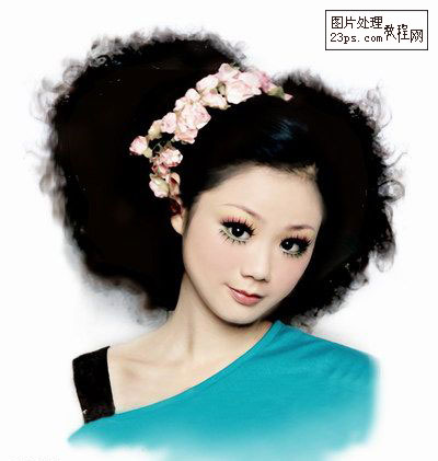 Photoshop为MM制作美丽动人的艺术照