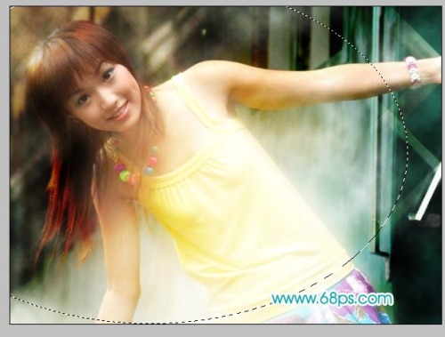 Photoshop处理甜美风格非主流照片