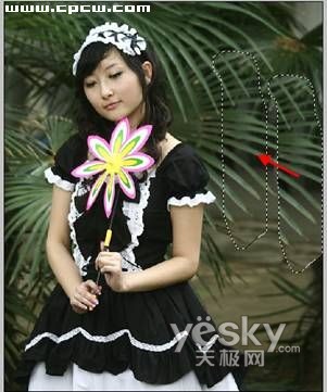 PhotoShop营造梦幻效果_神秘园中的精灵