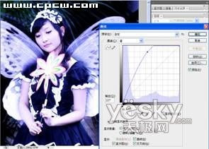 PhotoShop营造梦幻效果_神秘园中的精灵