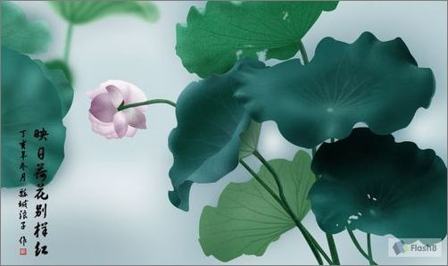 Photoshop鼠绘实例:精美荷花