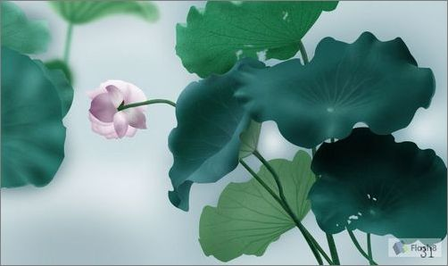 Photoshop鼠绘实例:精美荷花