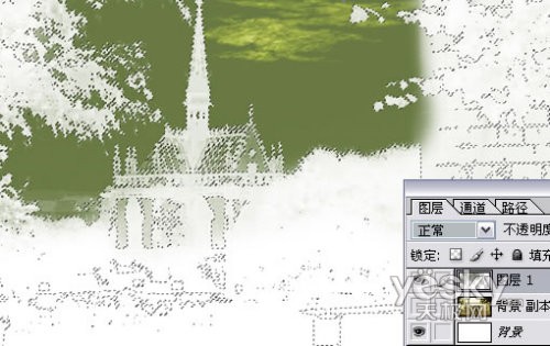 Wacom数码板将风景照片处理为古典风格(图五)