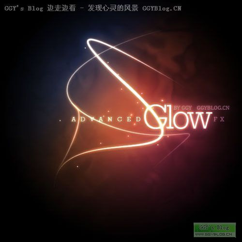 Photoshop打造极具视觉冲击的光晕文字