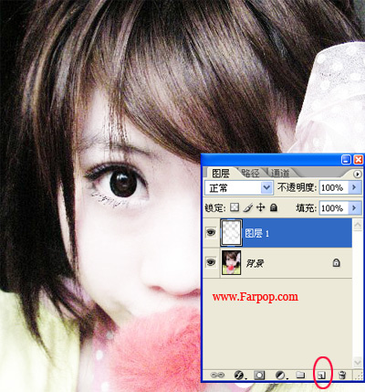 Photoshop色彩鲜艳的染发非主流图效