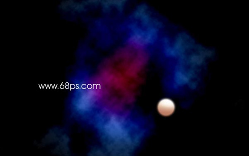 Photoshop制作漂亮彩虹星空