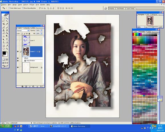 Photoshop打造美女残缺美
