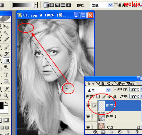 用Photoshop通道图层转换黑白照