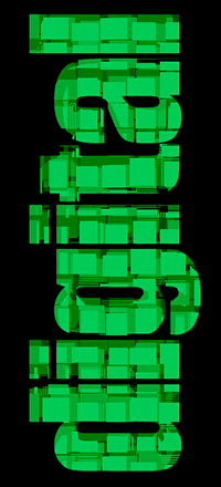 Photoshop轻松制作错乱拼帖特效字