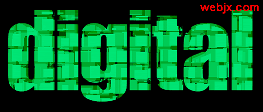 Photoshop轻松制作错乱拼帖特效字