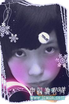 Photoshop改废片为非主流式签名图