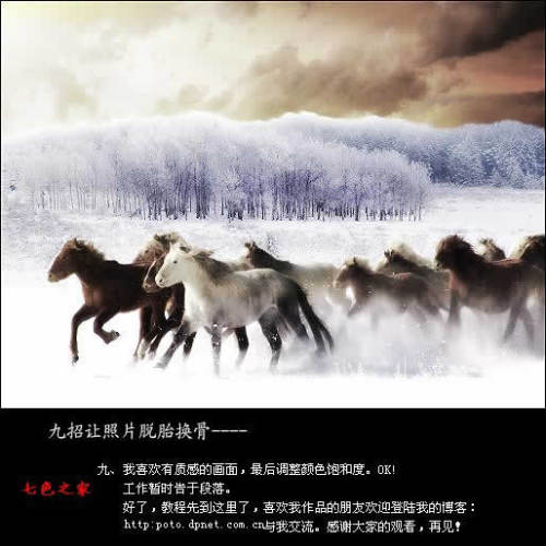 Photoshop简单9步让普通照片焕然新生