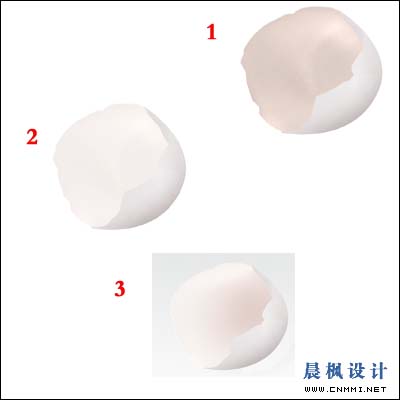 用photoshop打造逼真的碎蛋