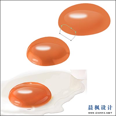 用photoshop打造逼真的碎蛋