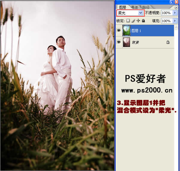 入门:Photoshop调制另类婚纱照片的制作