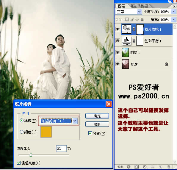 入门:Photoshop调制另类婚纱照片的制作
