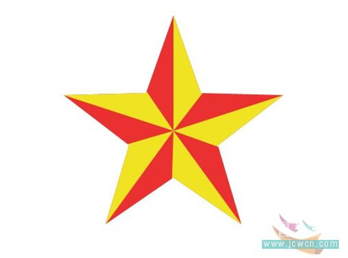 Photoshop初学者教程—画规则的五角星