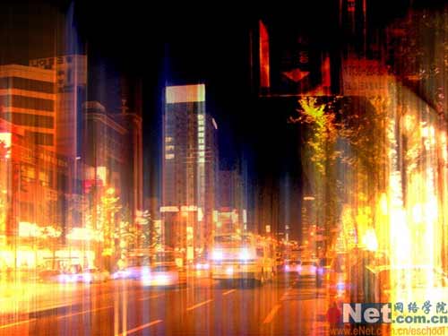 Photoshop打造金碧辉煌的绚丽夜景