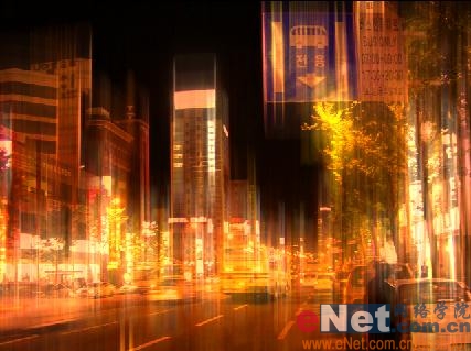 Photoshop打造金碧辉煌的绚丽夜景