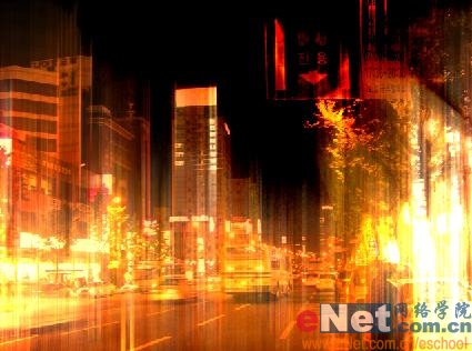 Photoshop打造金碧辉煌的绚丽夜景