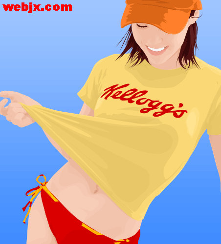 Photoshop轻松打造流行韩式矢量插画效果2