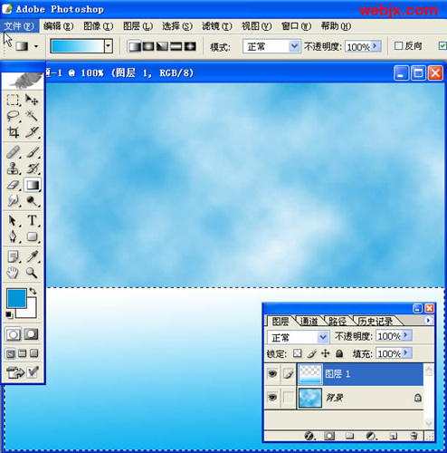 Photoshop绘制可爱卡通风格海浪效果