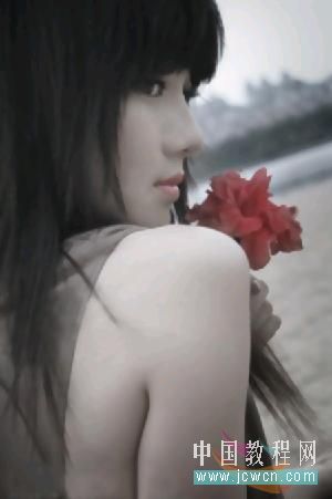 Photoshop为美女写真照片调色4