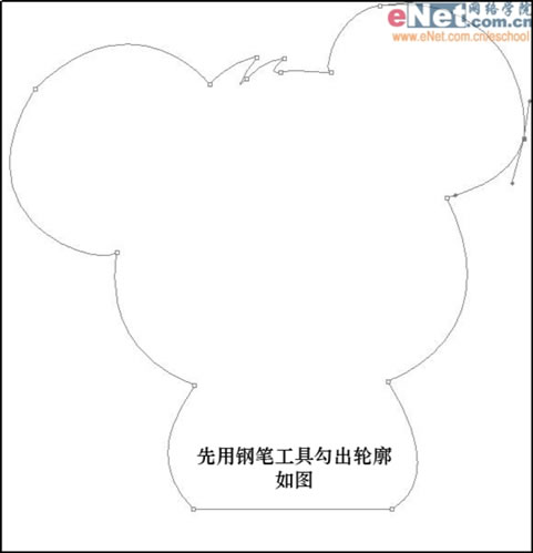 Photoshop鼠绘含着眼泪的小老鼠