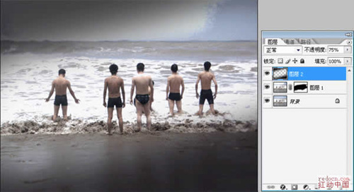 Photoshop制作电影宽屏幕海报效果