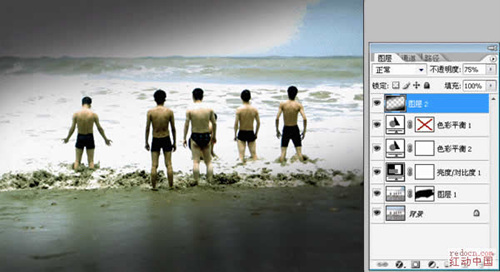 Photoshop制作电影宽屏幕海报效果