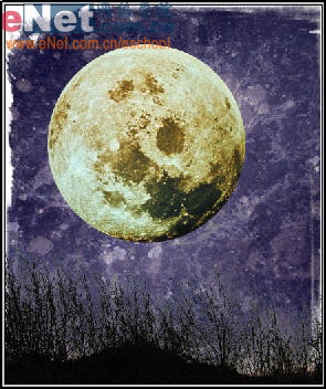 Photoshop制作迷人的黑夜传说