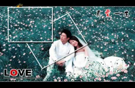 Photoshop艺术处理婚纱照效果