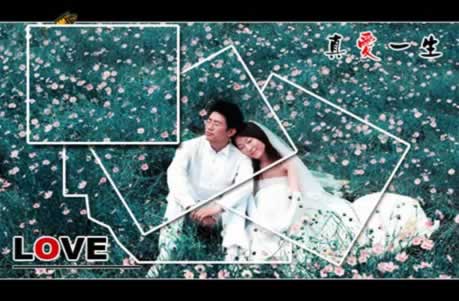 Photoshop艺术处理婚纱照效果