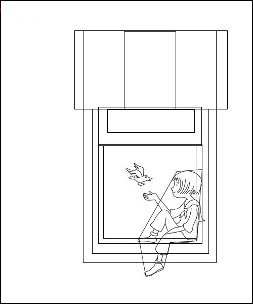 Photoshop鼠绘几米漫画效果