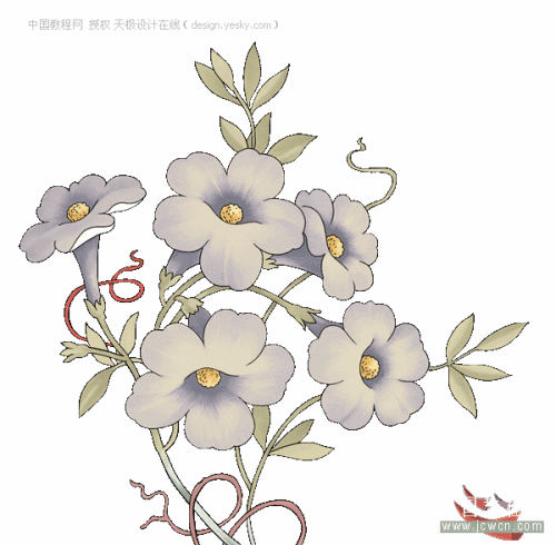 Photoshop自定义卷曲花纹笔刷