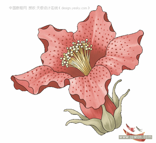 Photoshop自定义卷曲花纹笔刷